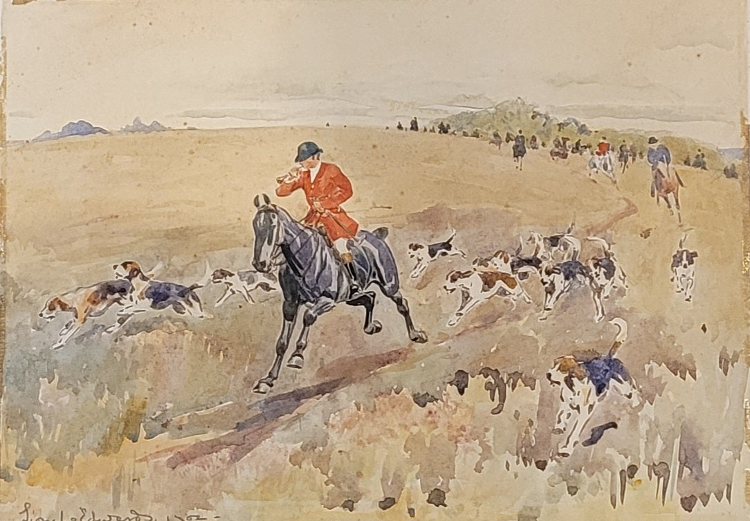 Going to a view - Holloa! By Lionel Edwards