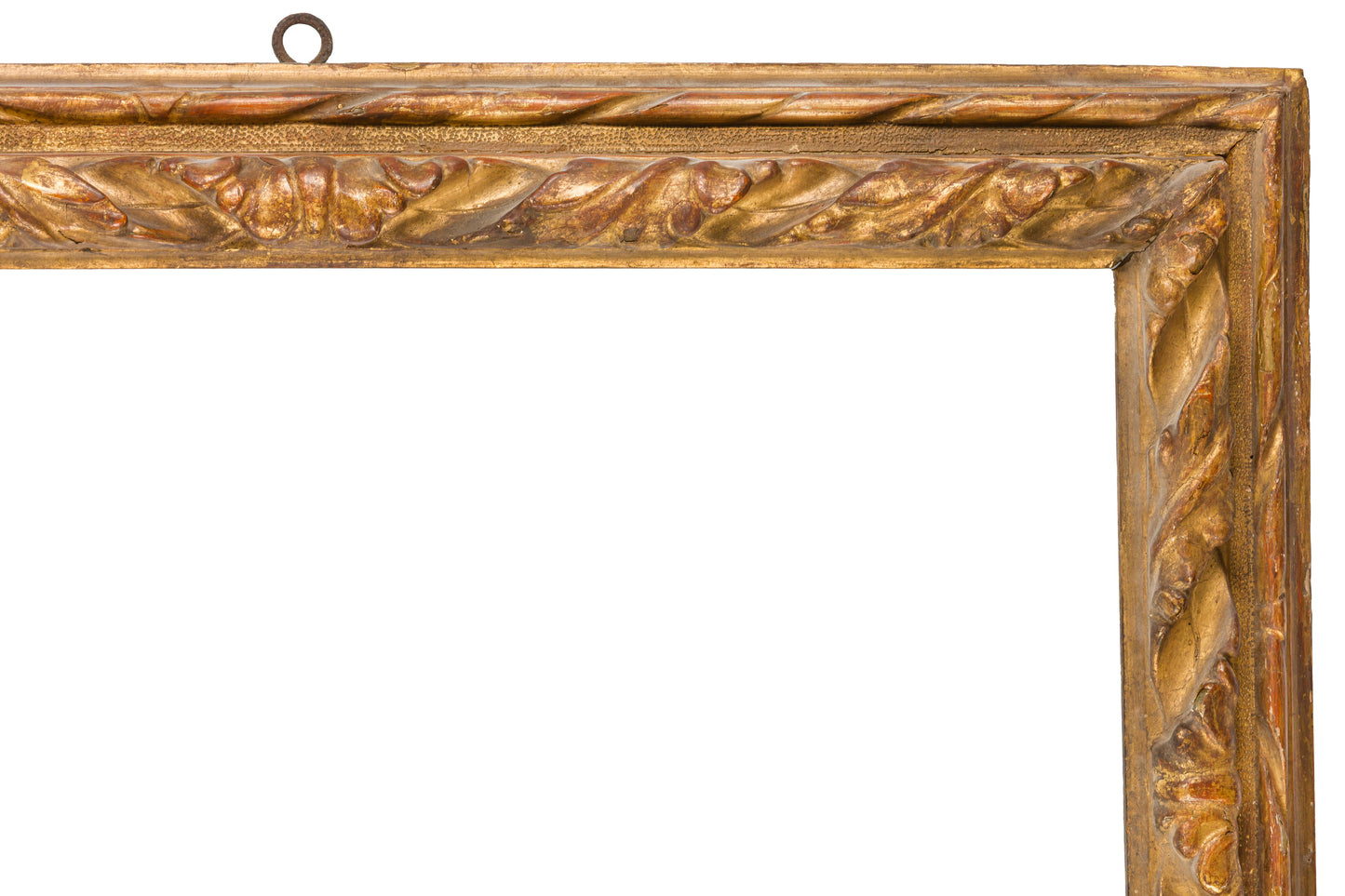 Italian 18th century Bolognese carved and gilded frame