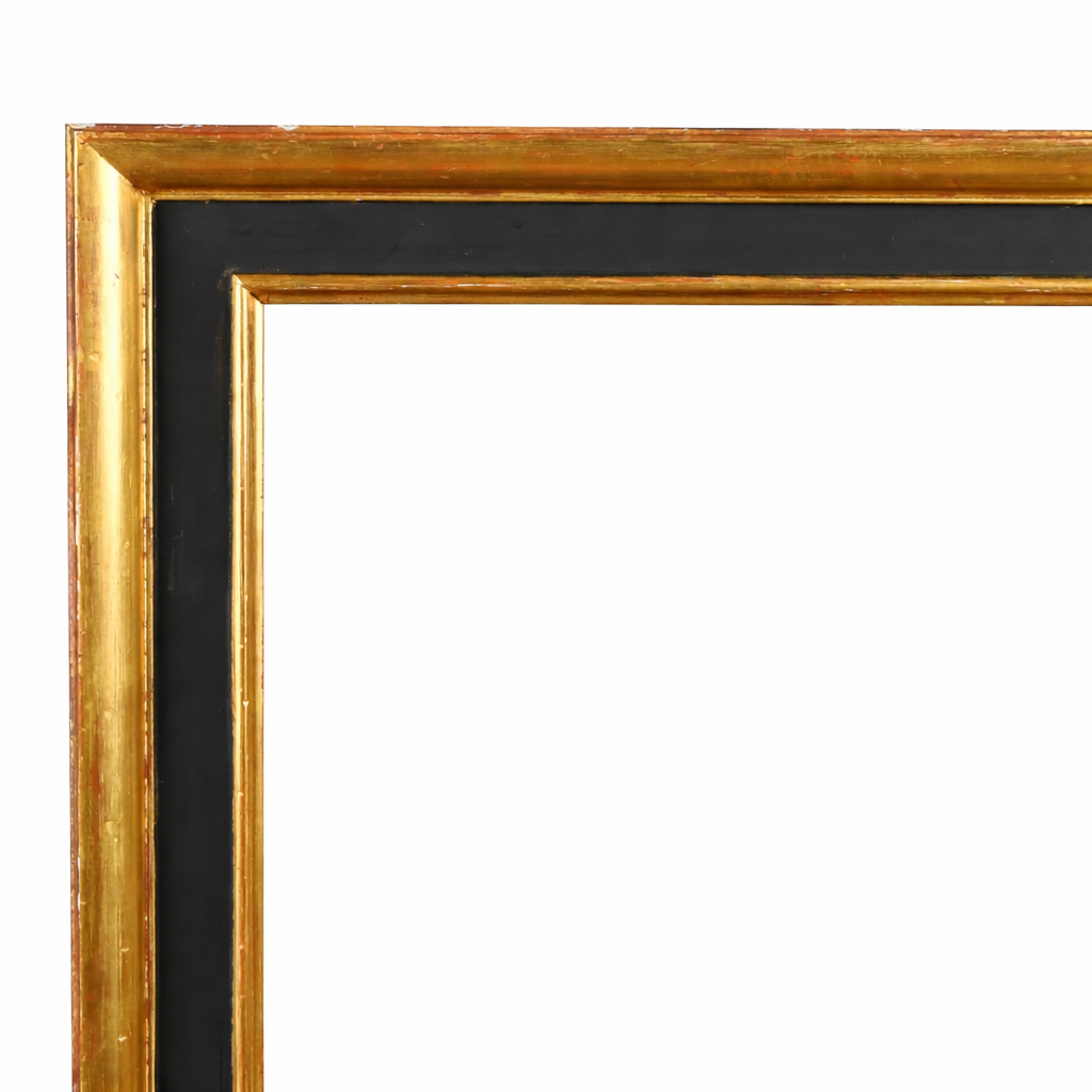 20th Century English School Gilt and Painted Composition Frame