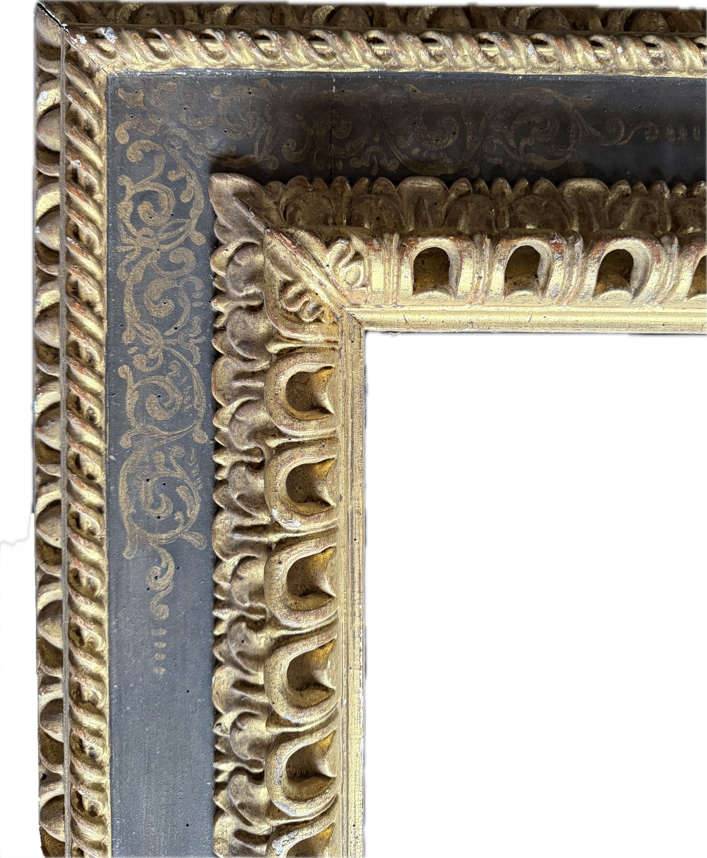 Large casetta frame with pierced carving detail in the Renaissance style