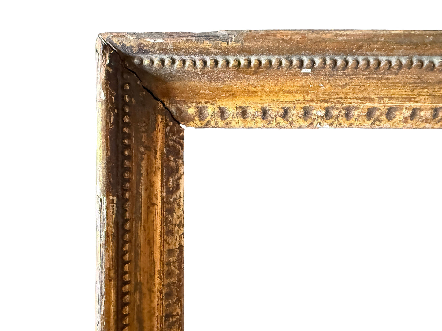 English 18th century carved and gilt frame