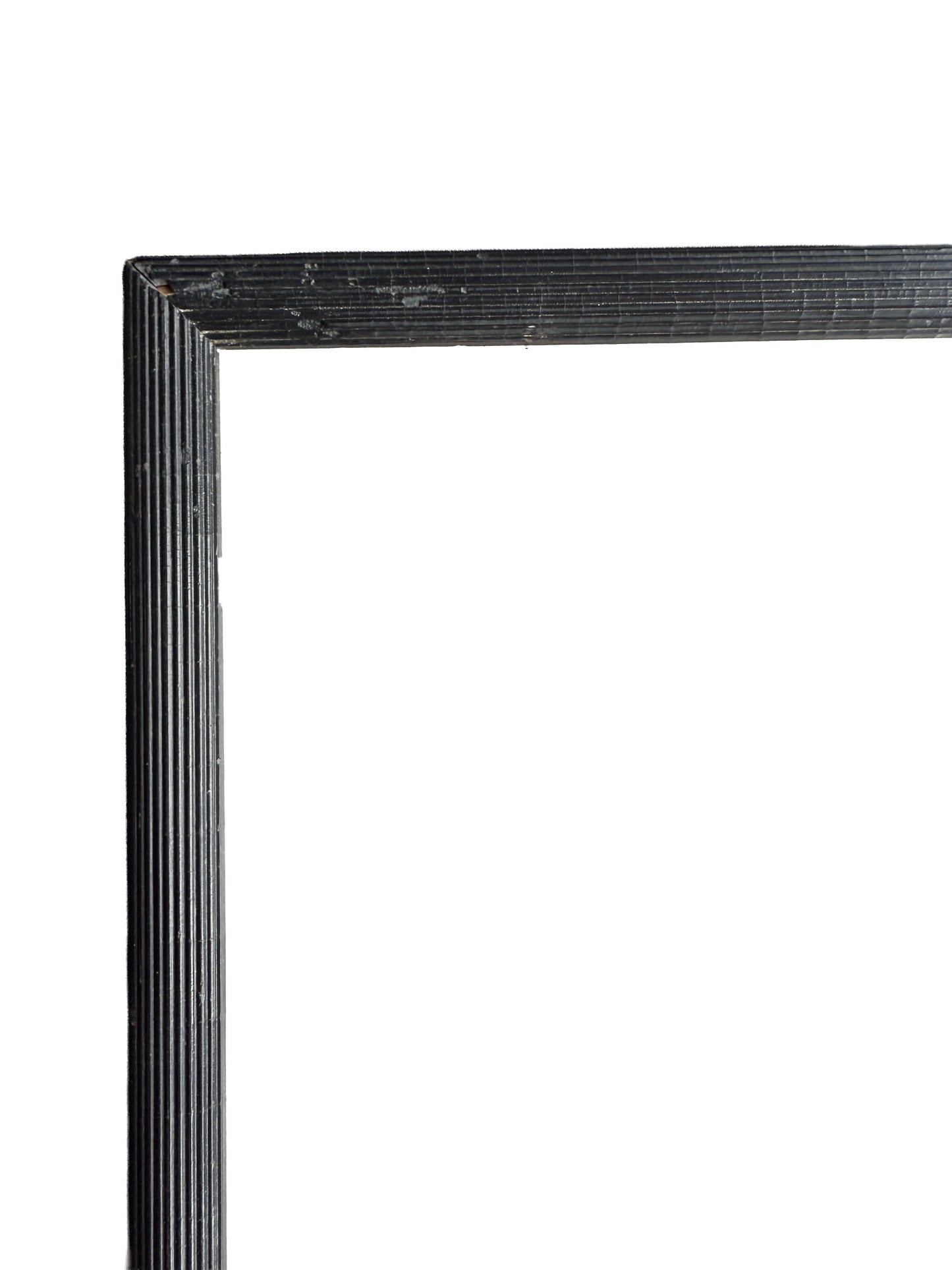 19th century German black ribbed frame