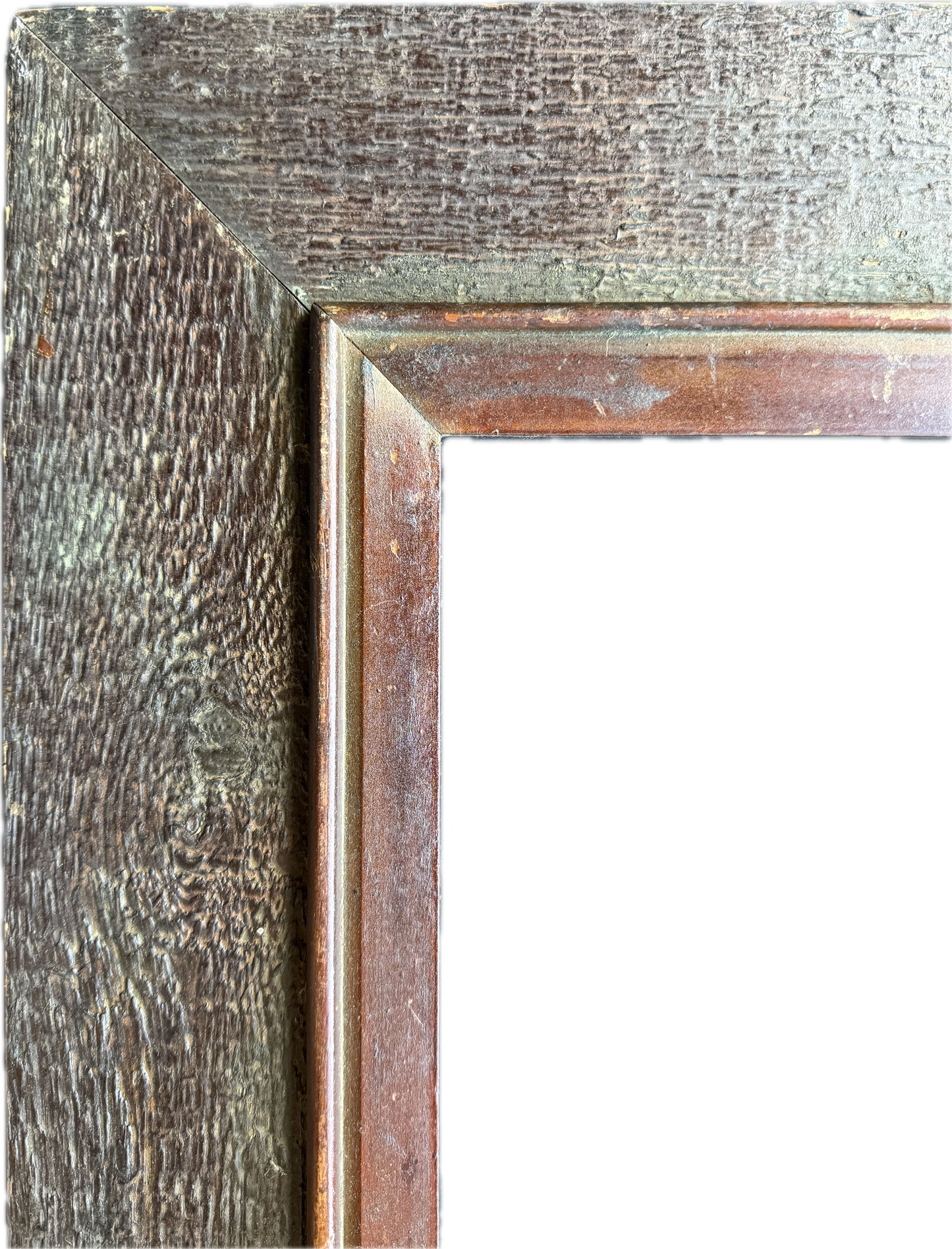 An unusual 20th century English wooden frame