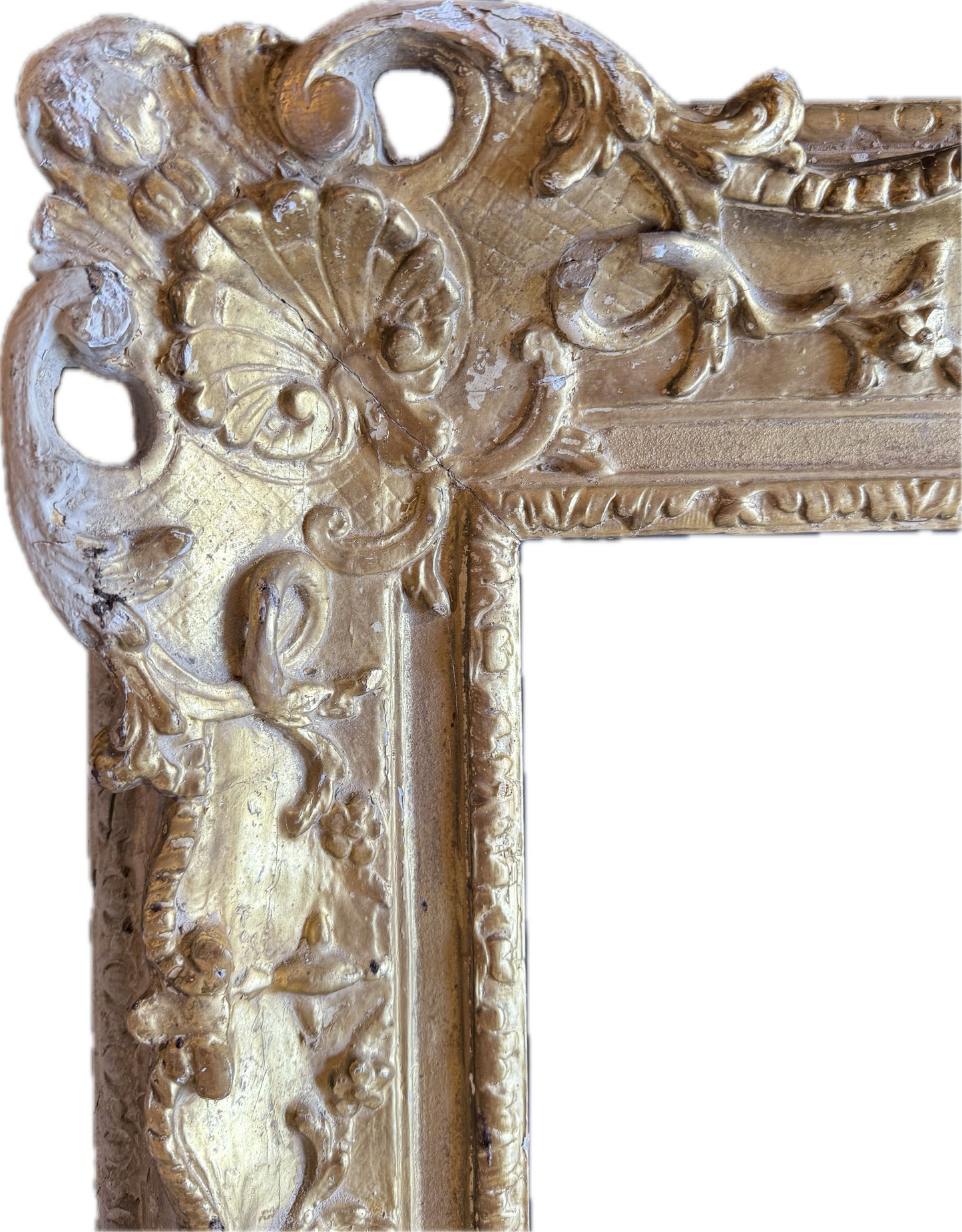 French 18th century carved frame