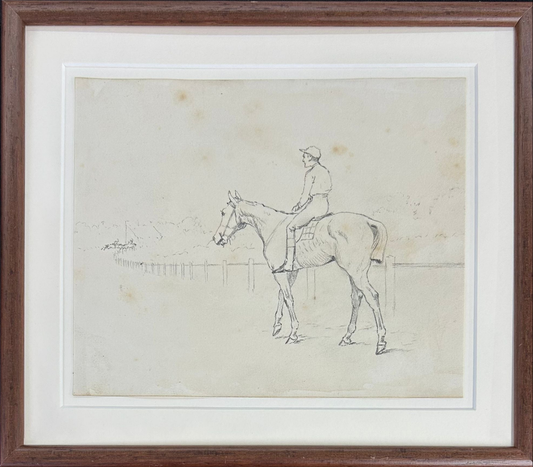 A Jockey and his Horse - Thomas blinks