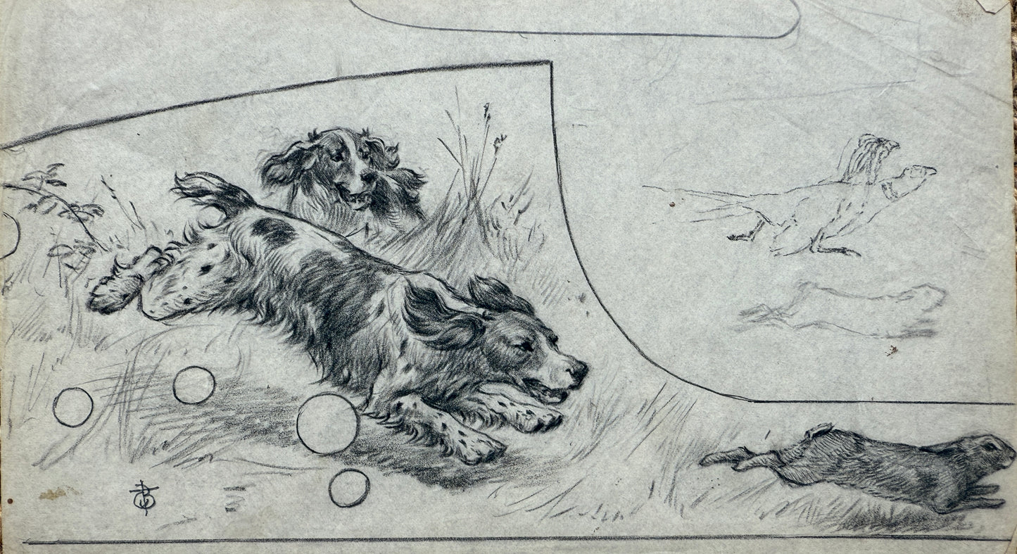 Hounds on The Hunt By Thomas Blinks