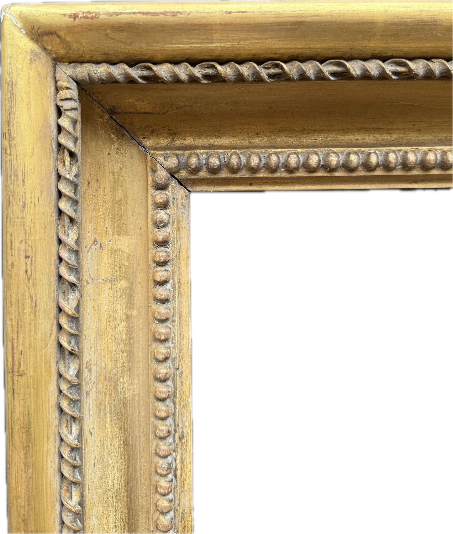 English 18th century carved and gilt frame