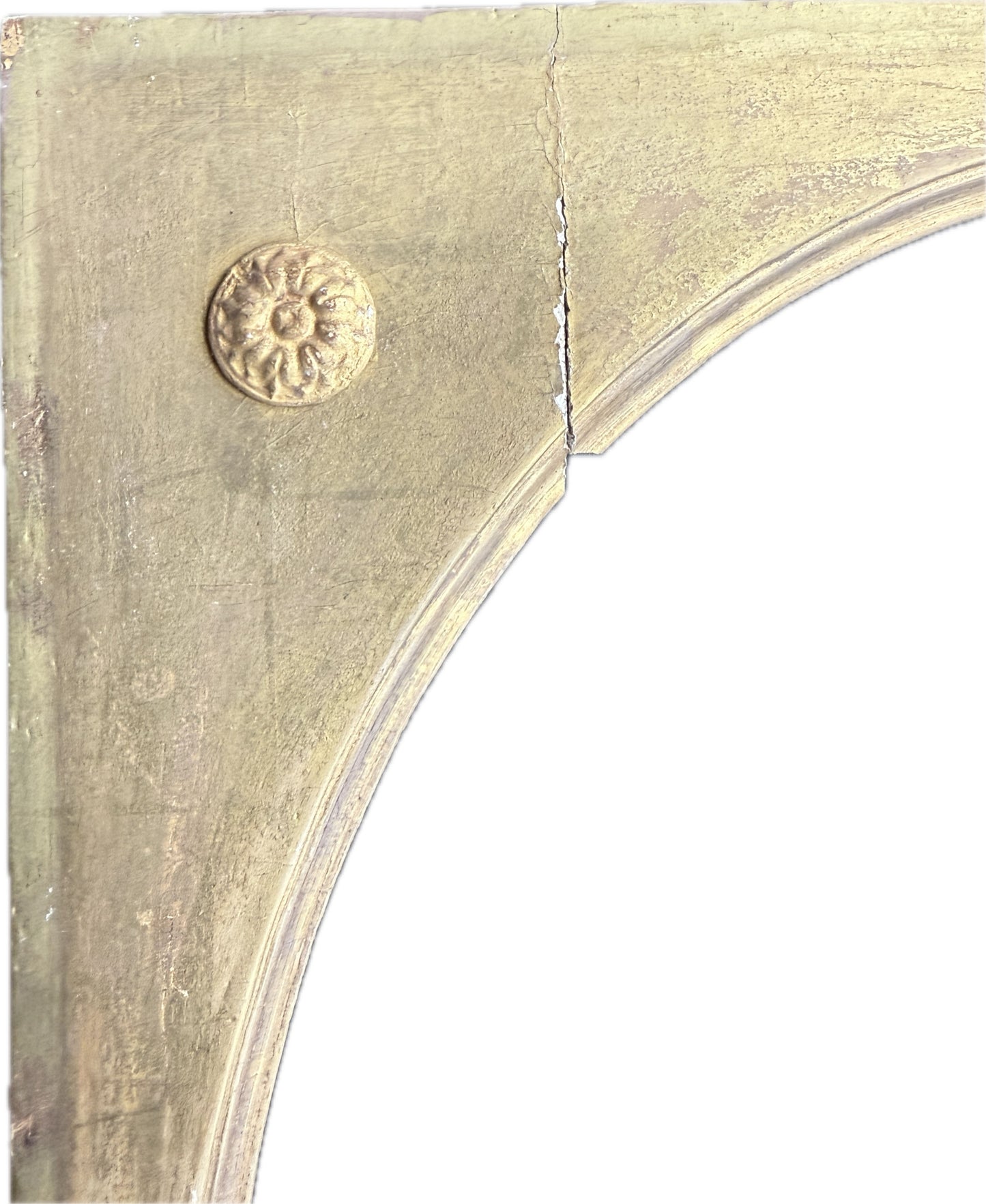 Georgian oval gilt slip