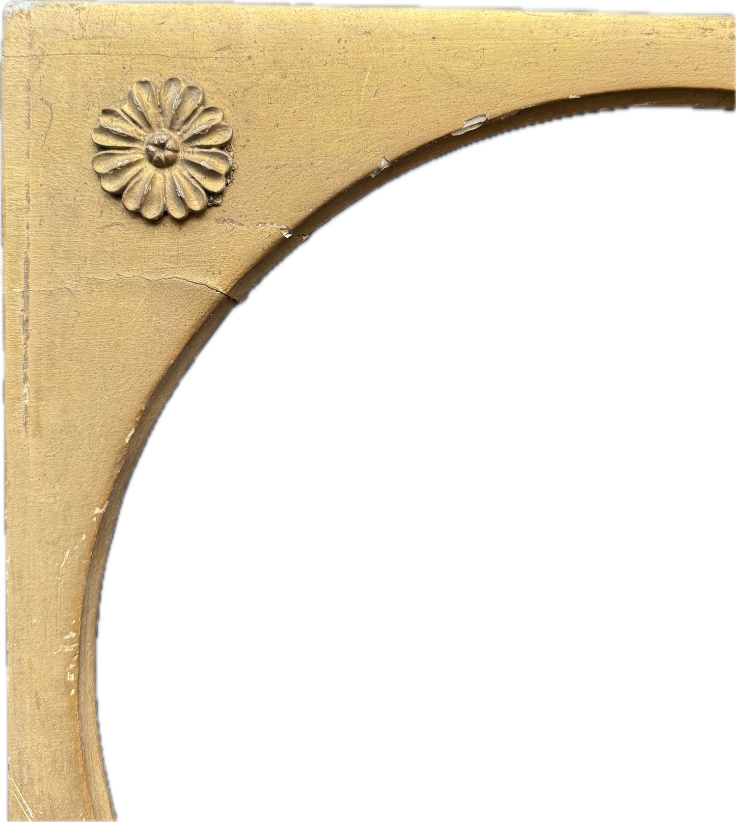 Georgian round gilt slip