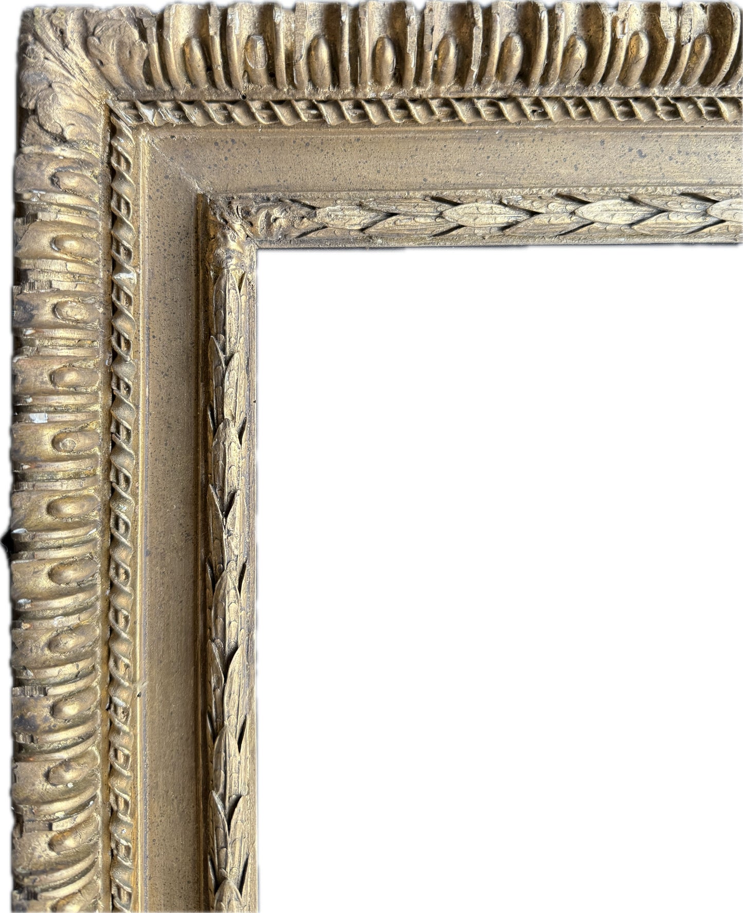 English 18th century exquisitely carved gilt frame