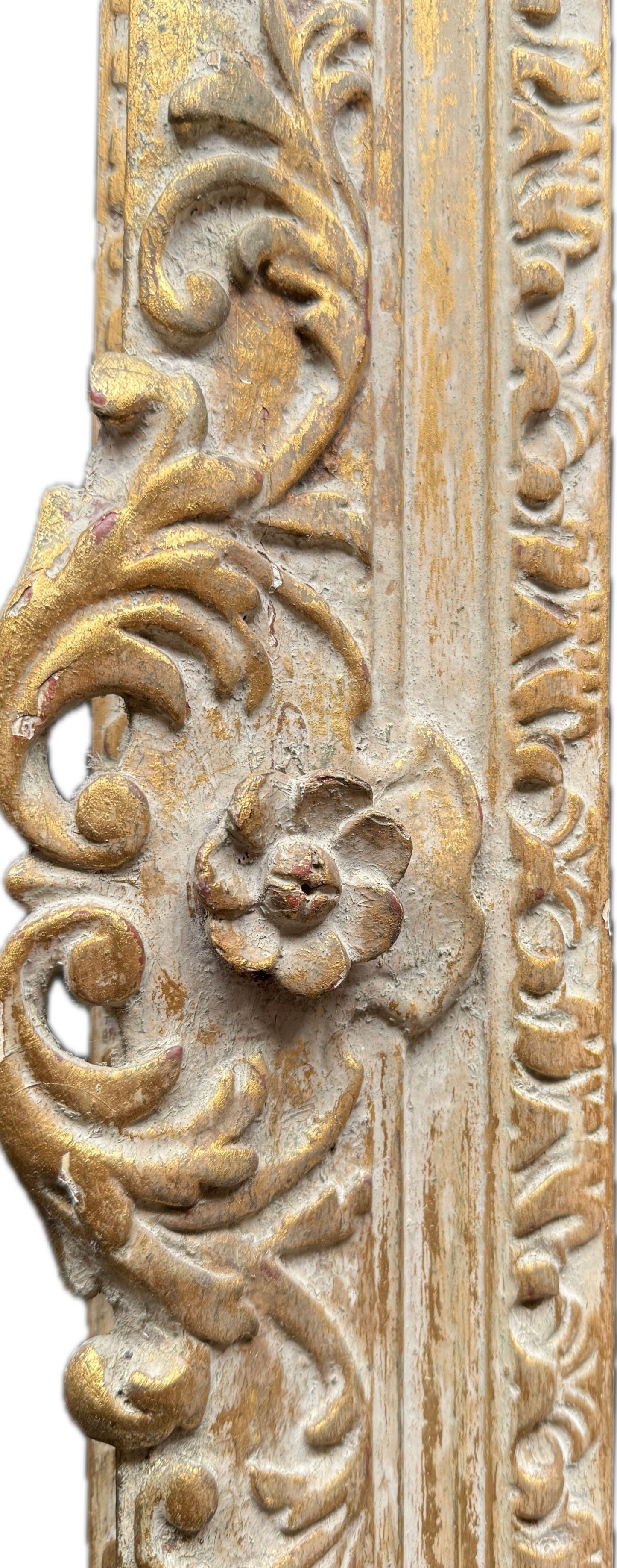 A 19th century English carved and gilt frame in the 17th century style