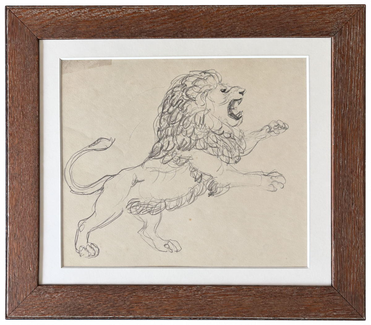 Sketch of a Roaring Lion