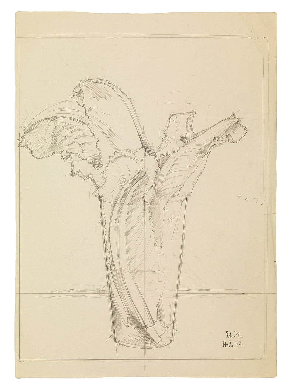 Lettuce in a Glass Cup