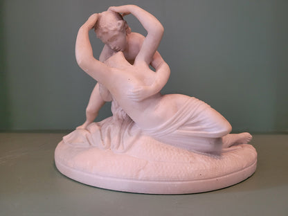 A sculpture in marble