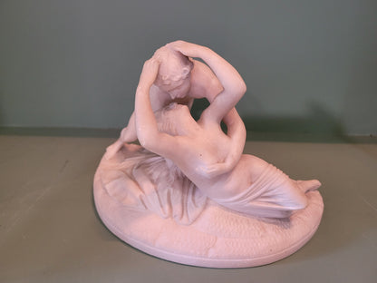 A sculpture in marble