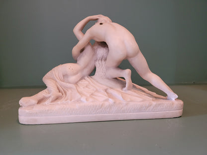 A sculpture in marble