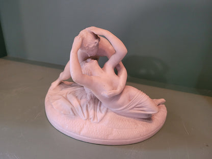 A sculpture in marble