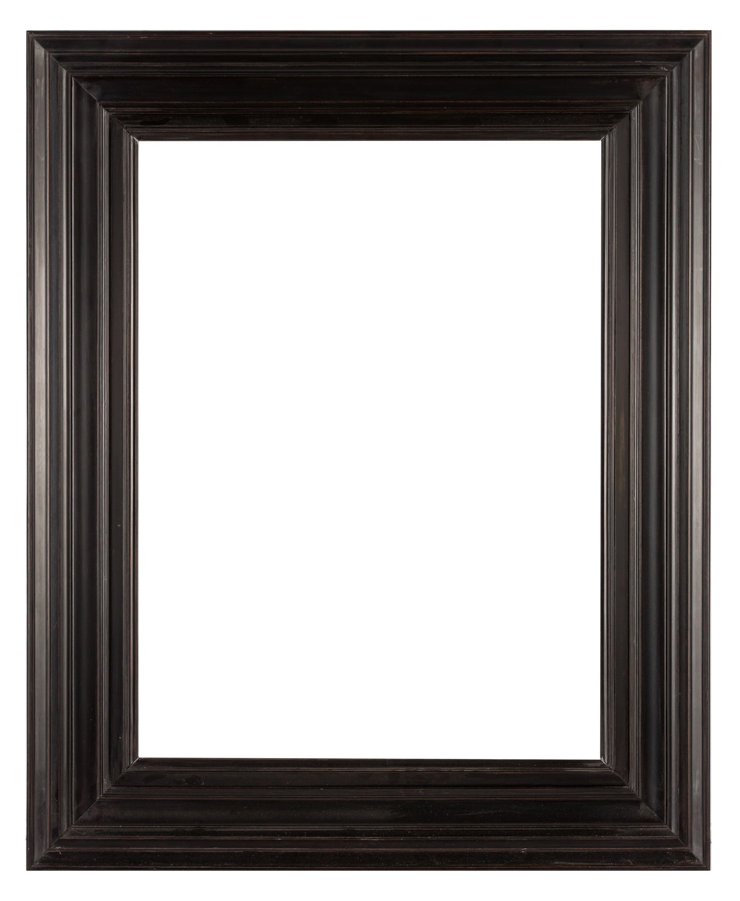 Weenix style polished pearwood ebonised combination frame