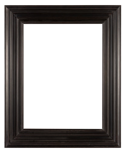 Weenix style polished pearwood ebonised combination frame