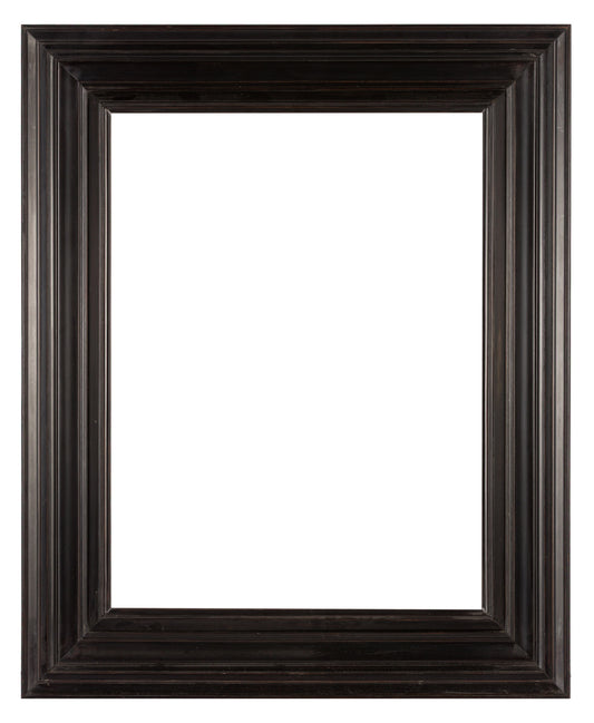 Weenix style polished pearwood ebonised combination frame