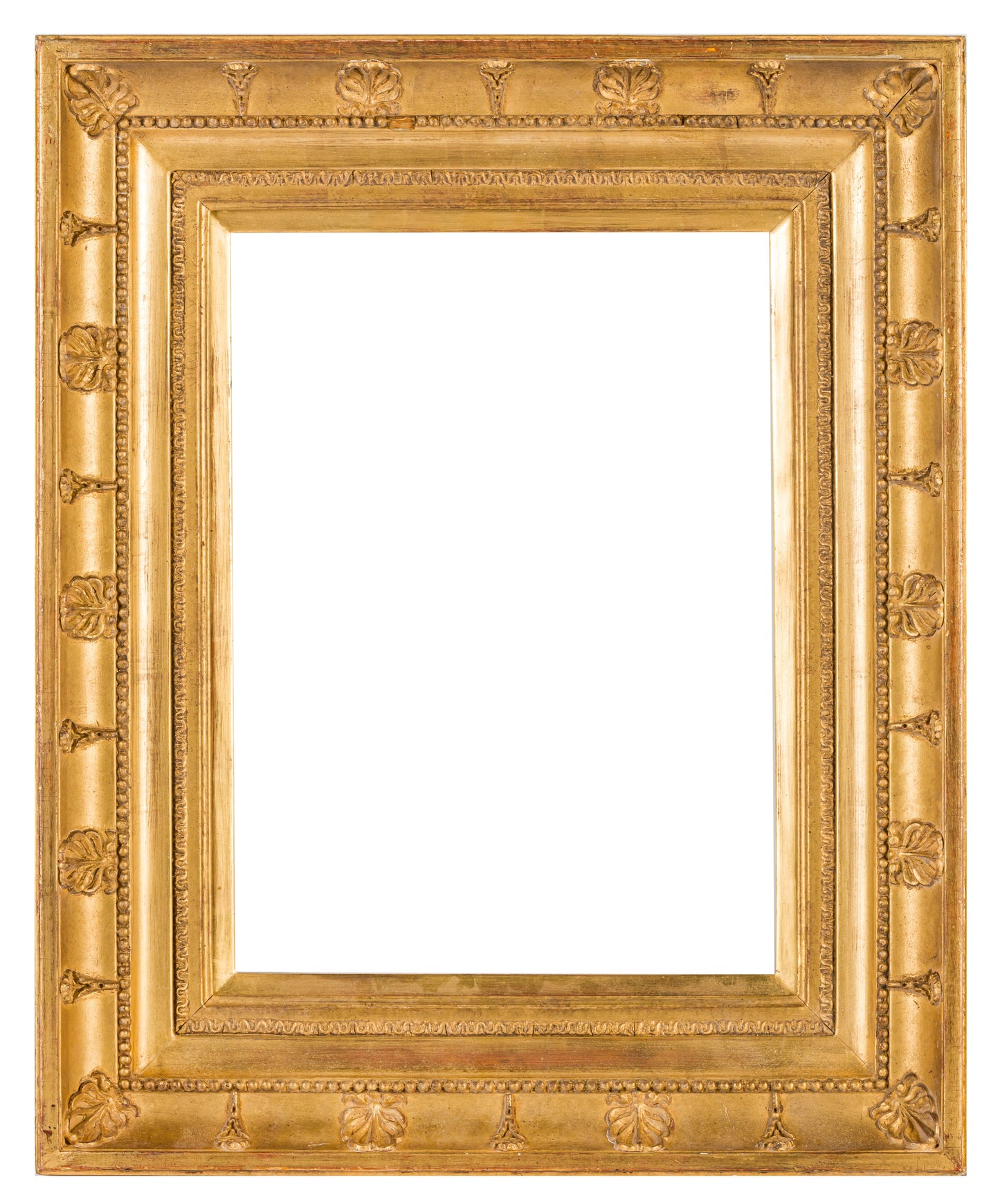 Early 19th century style gilded wood neoclassic frame