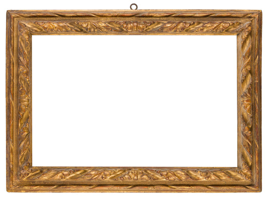 Italian 18th century Bolognese carved and gilded frame