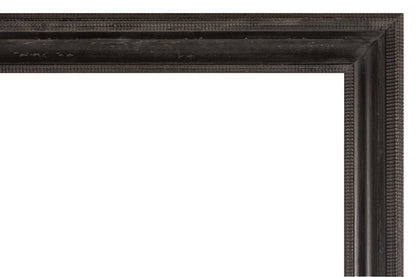 Dutch 17th century style polished limewood ripple frame