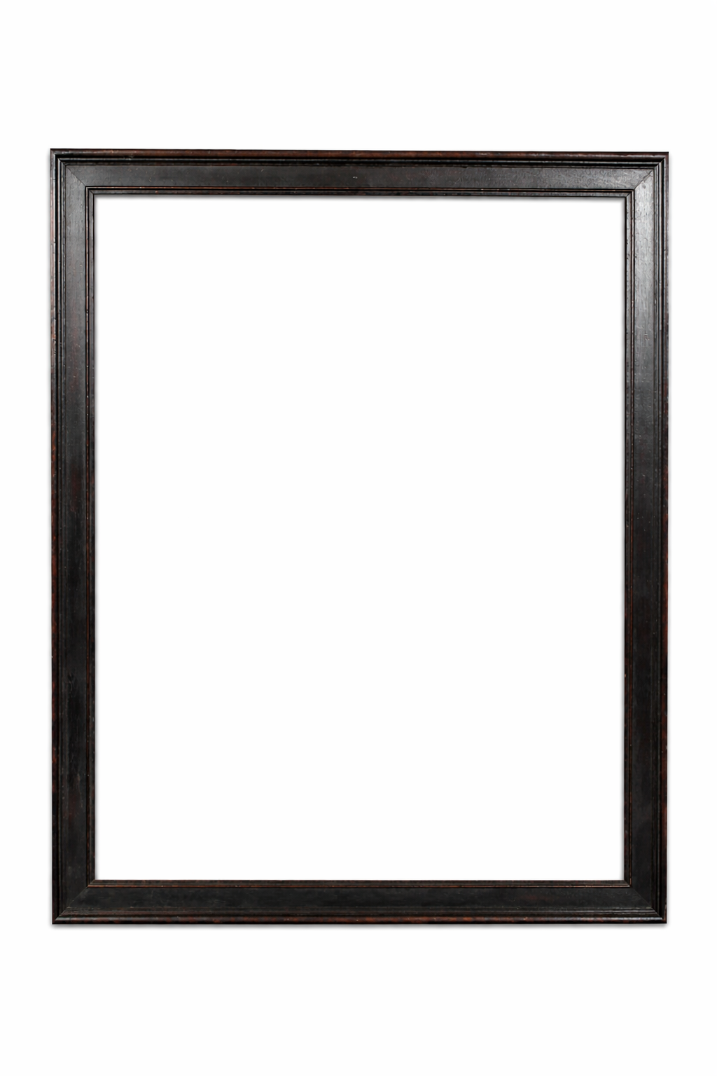 20th century English school black painted frame