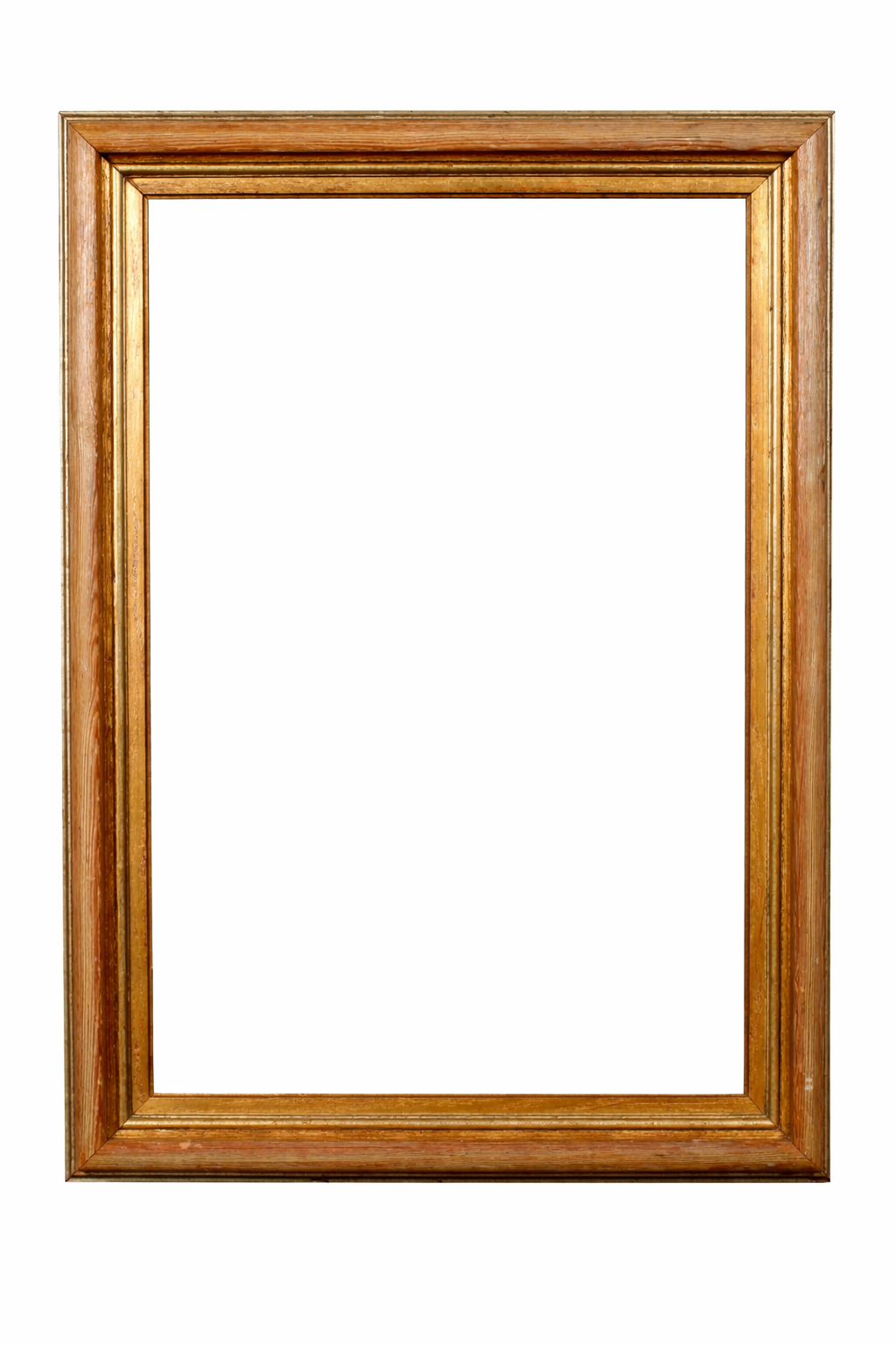 20th Century European School Wooden Frame, with gilt inner and outer edging