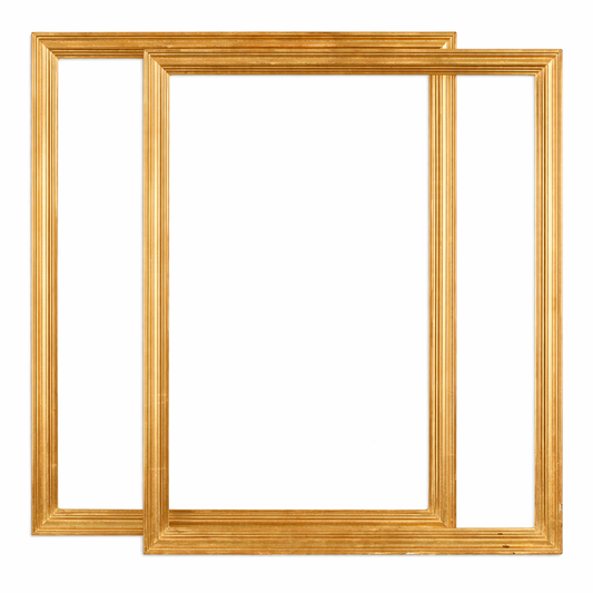 20th century English school pair of gilt composition frames