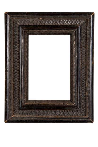 18th century Dutch school black ripple frame