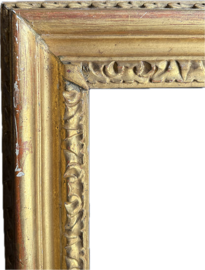 French 19th century carved gilt frame