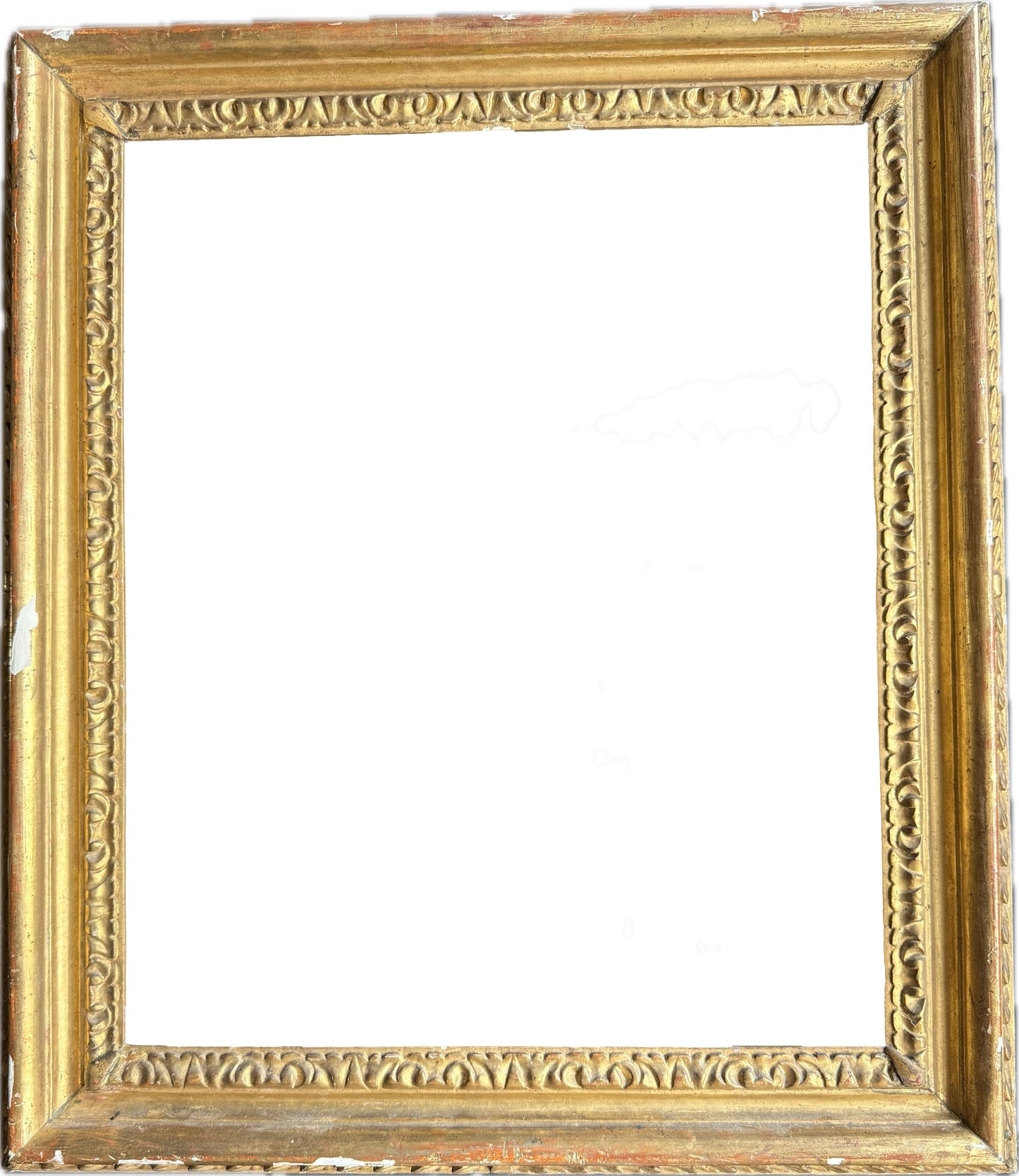 French 19th century carved gilt frame