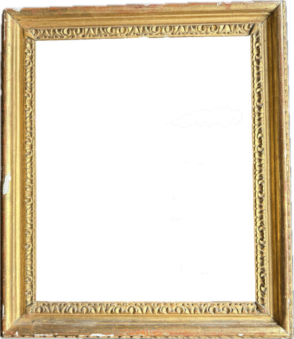 French 19th century carved gilt frame