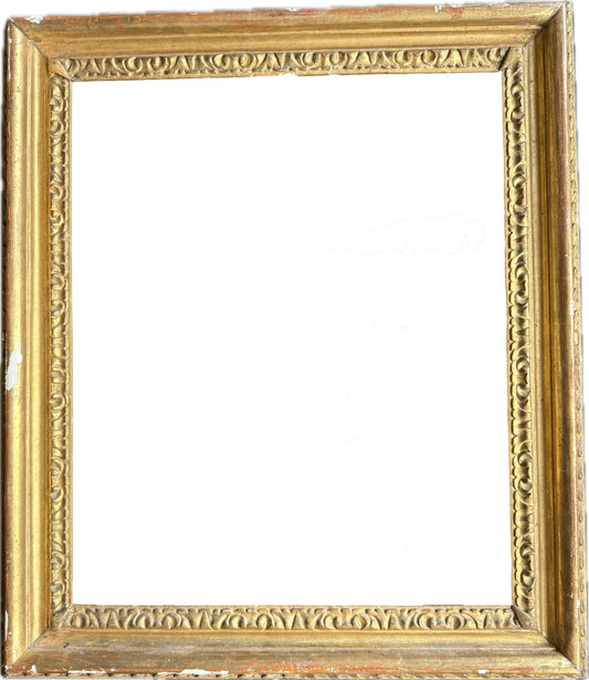 French 19th century carved gilt frame