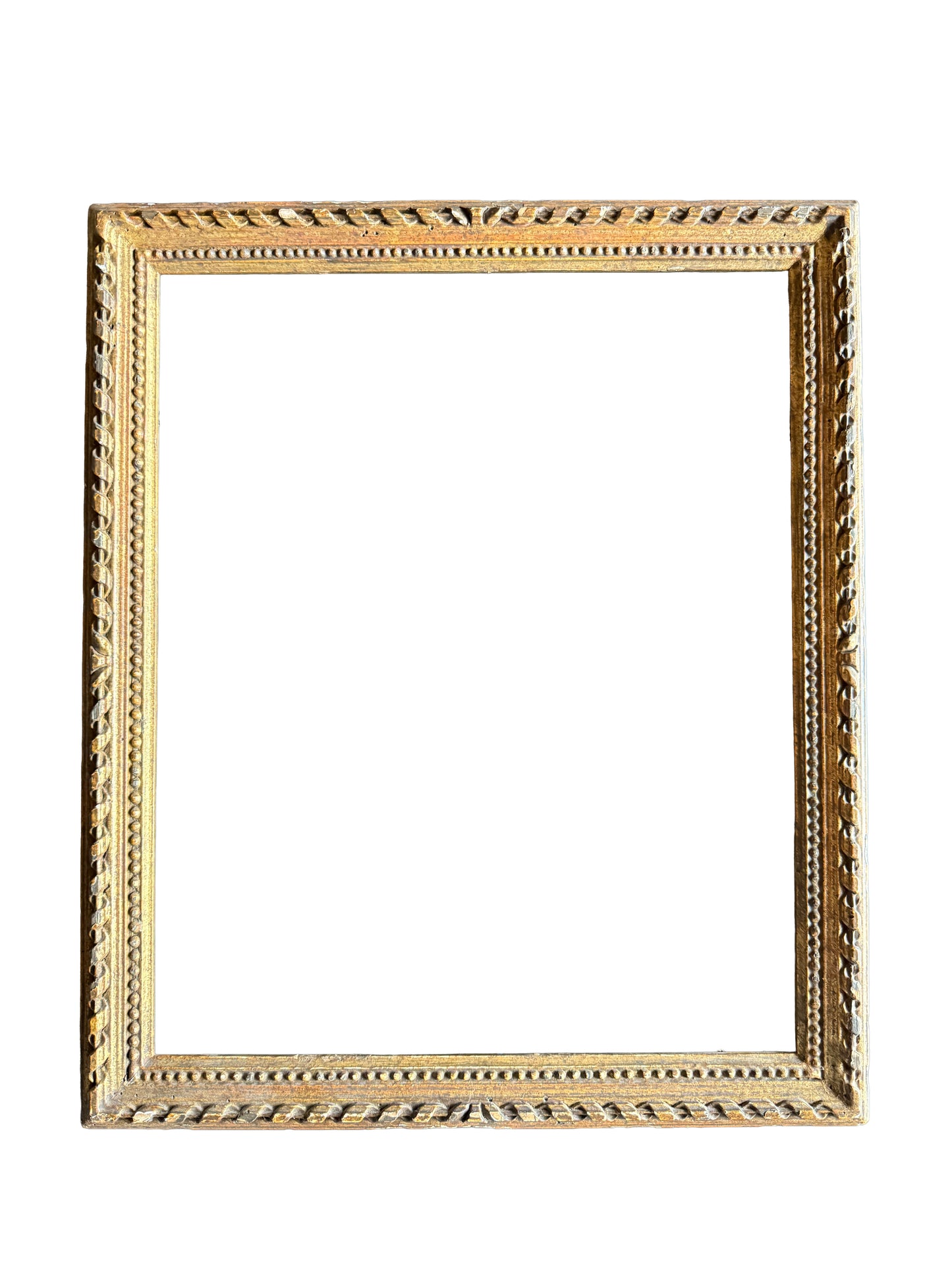 Carved and gilt frame in the French 18th century style