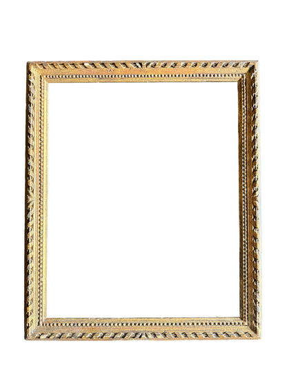 Carved and gilt frame in the French 18th century style