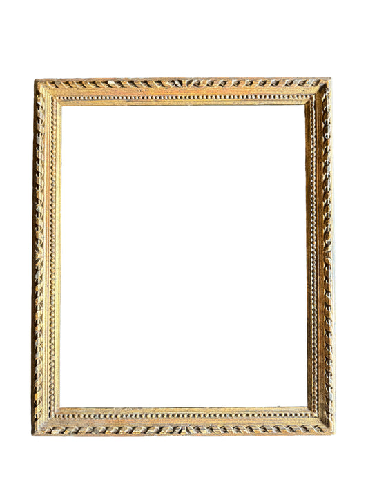 Carved and gilt frame in the French 18th century style