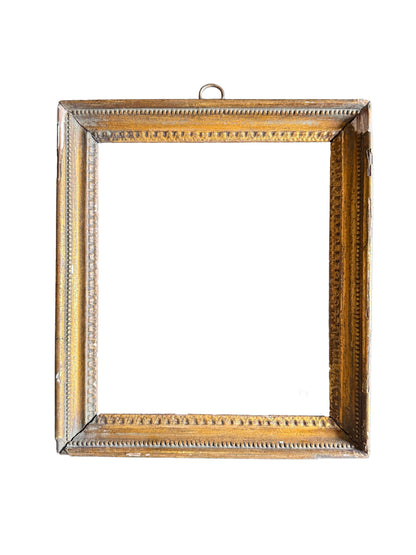 English 18th century carved and gilt frame