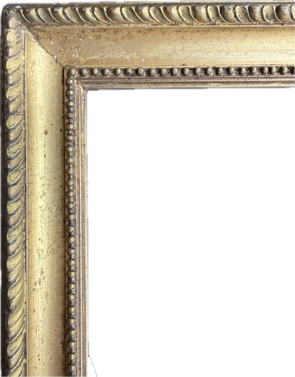 English gilt frame with gadrooned detail circa 1810