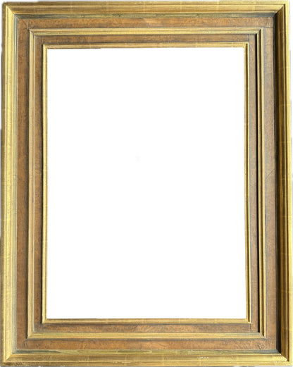A 19th century gilt and walnut Dutch frame