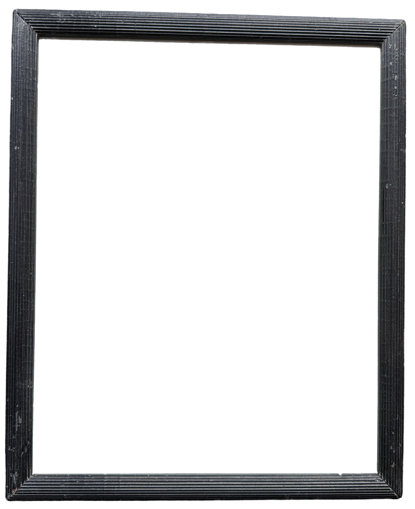 19th century German black ribbed frame