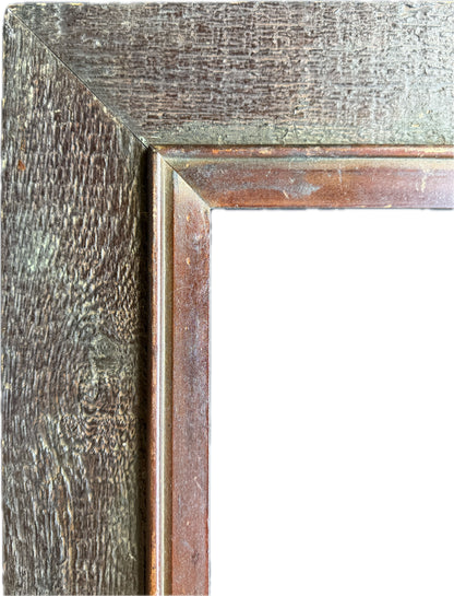 An unusual 20th century English wooden frame