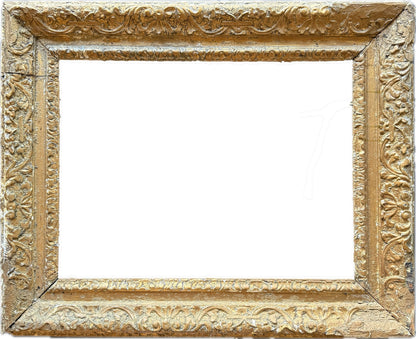 English 18th century carved and gilt frame