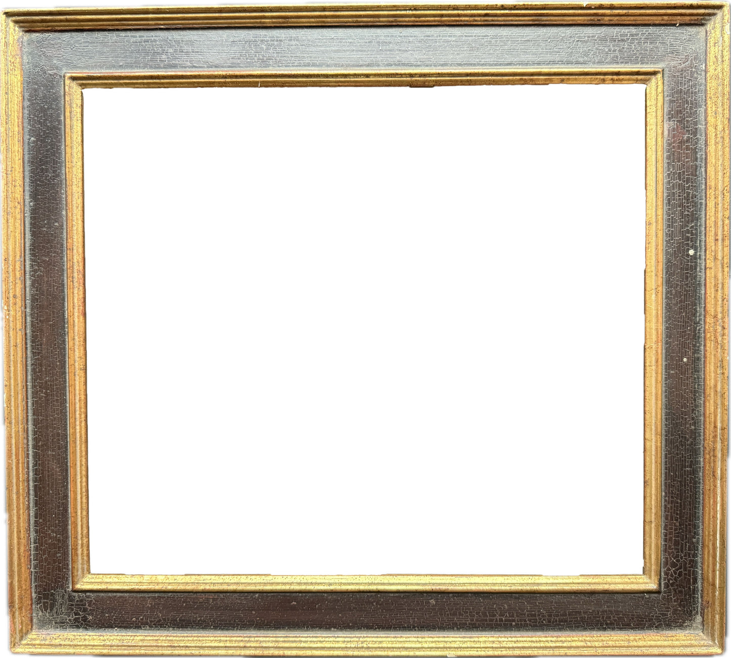 Black and gilt casetta frame
