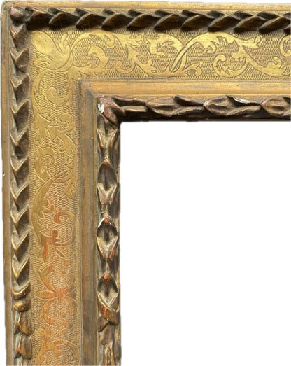 19th century carved Italian casetta frame