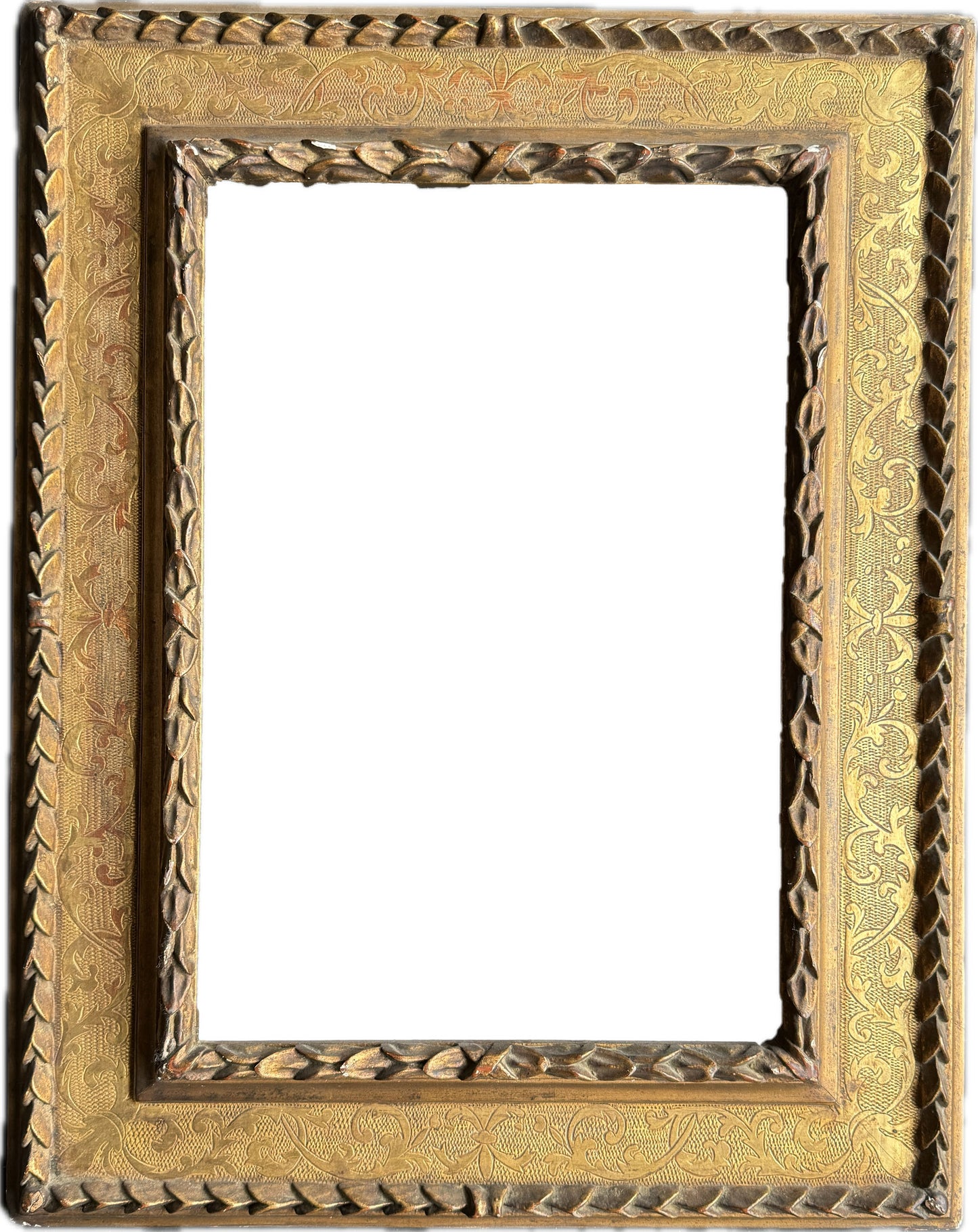 19th century carved Italian casetta frame