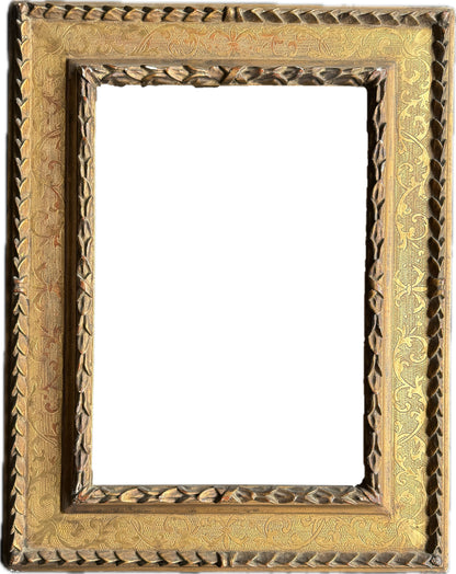 19th century carved Italian casetta frame
