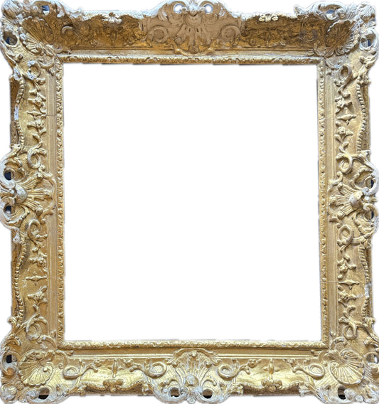 French 18th century carved frame