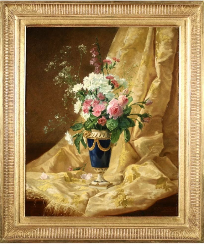 Floral Still Life by Emile Gustave Couder 1845-1903